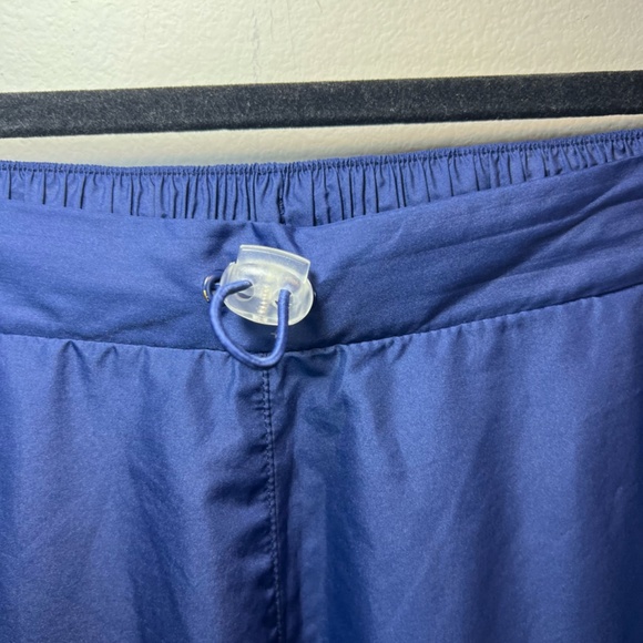 Adidas Women's Vintage Mesh Lined Track Pants Blue 3 White Stripes Zip Ankle XL - Picture 3 of 16